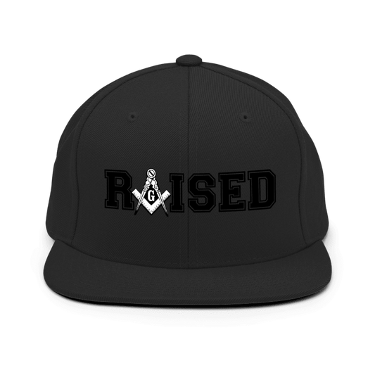 Custom Raised Freemason Snapback Hat