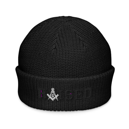 Custom Raised Freemason Fisherman beanie